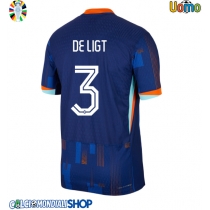 Maglie da calcio Olanda Matthijs de Ligt #3 Seconda Maglia Europei 2024 Manica Corta